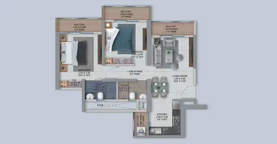 Provident Palmvista Floor Plans